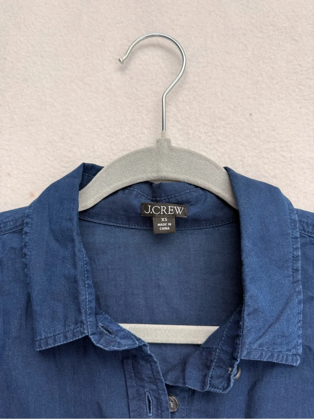 J.Crew Indigo Cotton Shirt Dress - Size XS (Oversized fit)